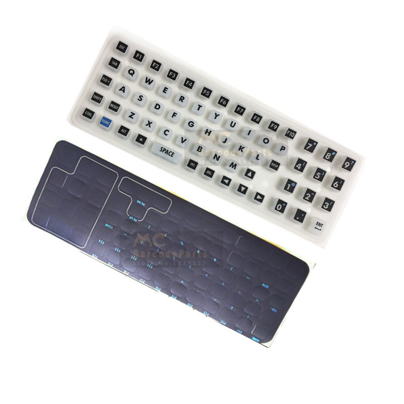 New Half Size Version Rubber Keypad with Keypad Overlay Sticker Set For Symbol VC5090 Keyboard Spare
