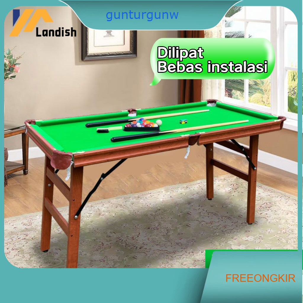 Mini Pool Table 142cm / Meja Billiard Mini / Billiard Table Bonus /Mini Pool Table 142cm