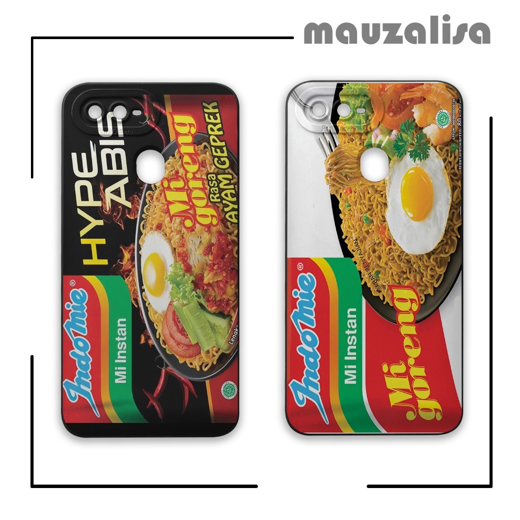 Casing Hp Oppo A11k A12 A5s A7 F9 Pro Gambar Indomie - Softcase Motif Kemasan - Case Pelindung Kamer