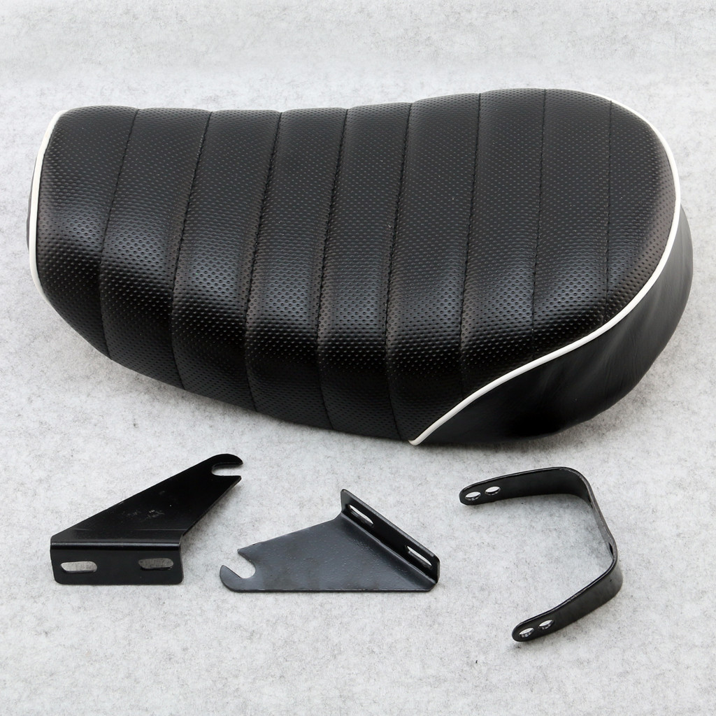 Black Leather Foam Seat Cushion for Honda Monkey Bike Mini Trail 50cc Bike Z50 Z50J Seats Accessorie