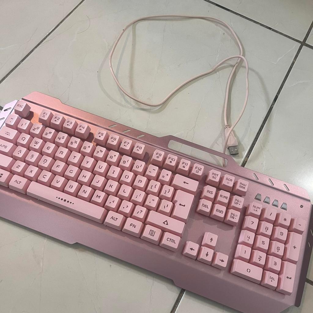 Keyboard Gaming Pink Second