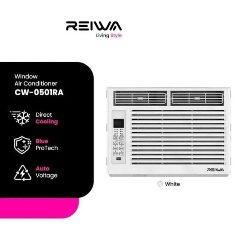 AC Reiwa 1/2 PK CW0501RA Low Watt 5000Btu Garansi Resmi