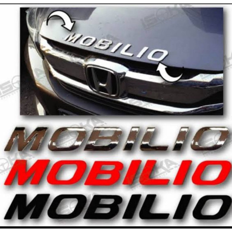 Emblem kap mesin MOBILIO
