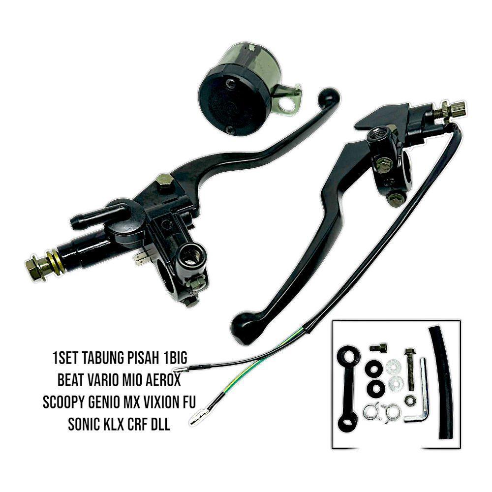Master Rem Tabung Pisah Big Set handle Kiri Kanan Universal Motor Matic & Kopling Motorcycle