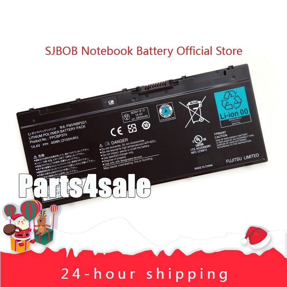 New  FPCBP374 FMVNBP221 Battery for Fujitsu Stylistic Quattro Q702 Series laptop battery