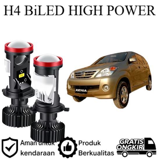ORIGINAL 2pcs Lampu Utama LED H4 Projector High Power Mobil Daihatsu Xenia Gen1 2004 2011 Lie Cheng
