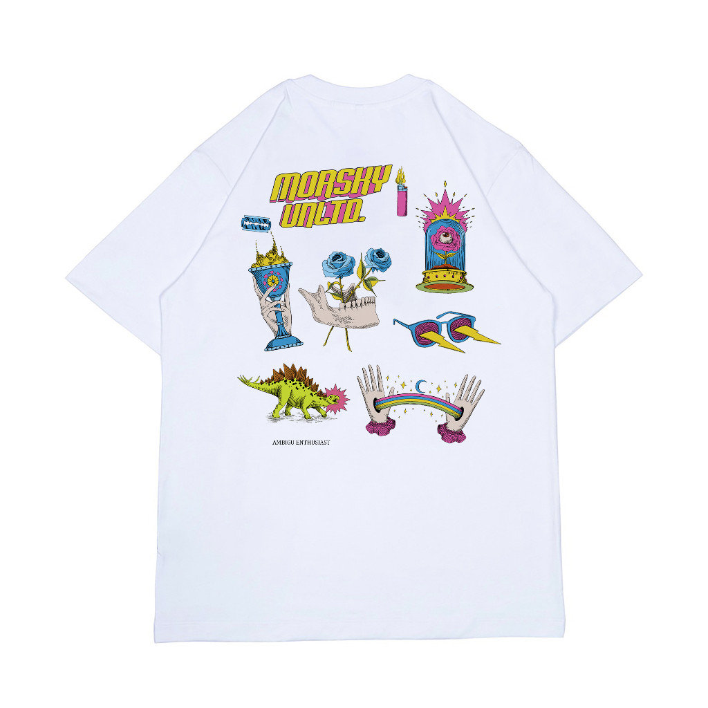 Morsky T-shirt Shortsleeve / Kaos tangan pendek AMBIGU I White