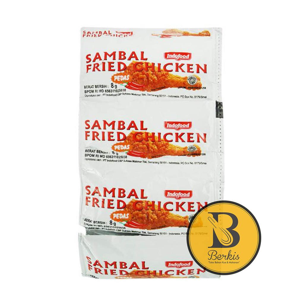Indofood Saus Sambal Fried Chicken Sachet 24 x 8 Gr / Saos Ayam Goreng