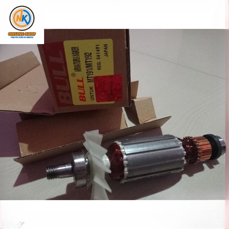 NK_ONLINESHOP MT191 ARMATURE ANGKER MESIN KETAM PLANNER MAKTEC MT 191 192 MERK BULL mt191 mt192