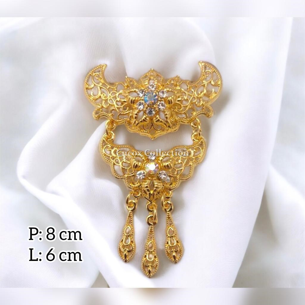 SALE Bros Kecil Bros Kebaya Wanita Dewasa Anak Bros Kebaya Anak Bros Etnic Mini Bros Juntai 2 Susun 