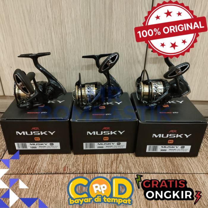 Reel Pancing Maguro Musky 1000/2000/3000 Spining - 3000 -bomb