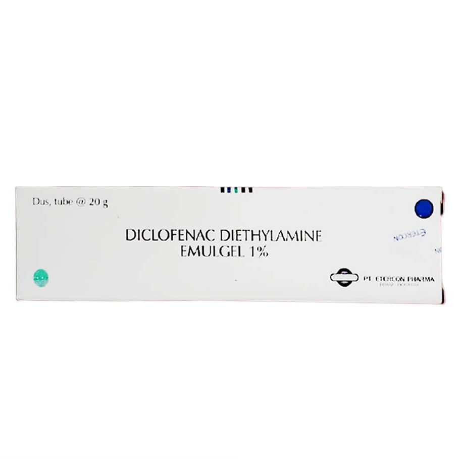 DICLOFENAC DIETHYLAMINE GEL 1 TUBE @ 20 G