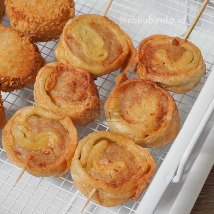 Eggroll Roku Bento BSD isi 7 Roll - Egg Chicken Roll