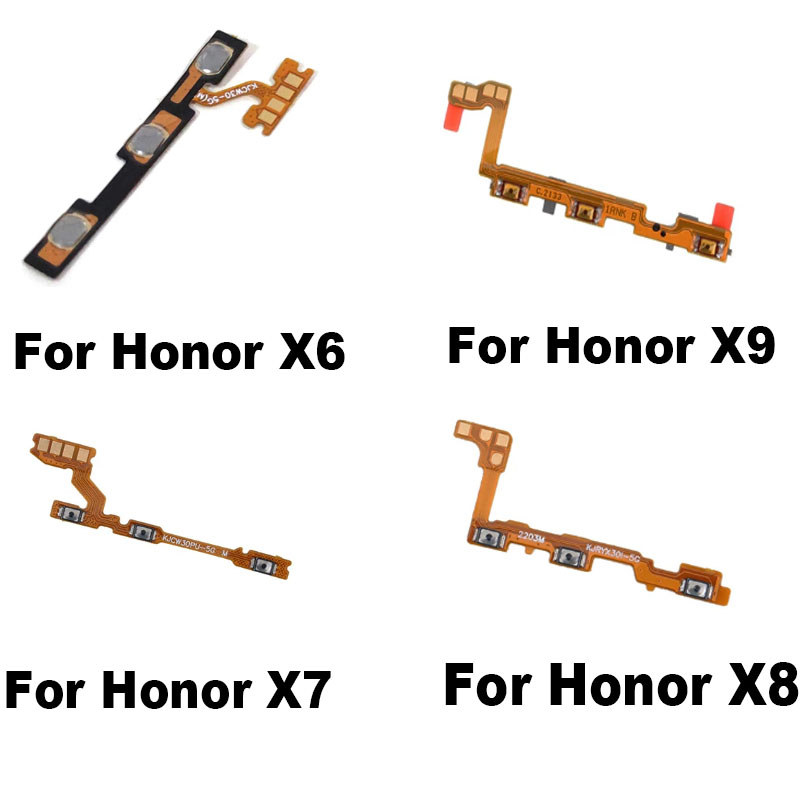 For Huawei Honor X5 X6 X6S X7 X8 X9 X7a X8a X9a x6a x7b X6B x7c x9c 4G 5G Power Volume Button Switch