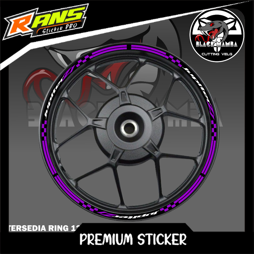 Sticker Velg Jupiter Z1 - Stiker Lis List Variasi Ban/Velg Yamaha Jupiter Z1 A01