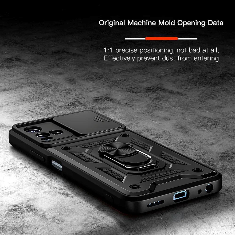 CASE VIVO Y21 Y21S Y33S / V21 4G  V21E / V21 5G IRING CASE MILITARY SLIDE CAMERA CASE