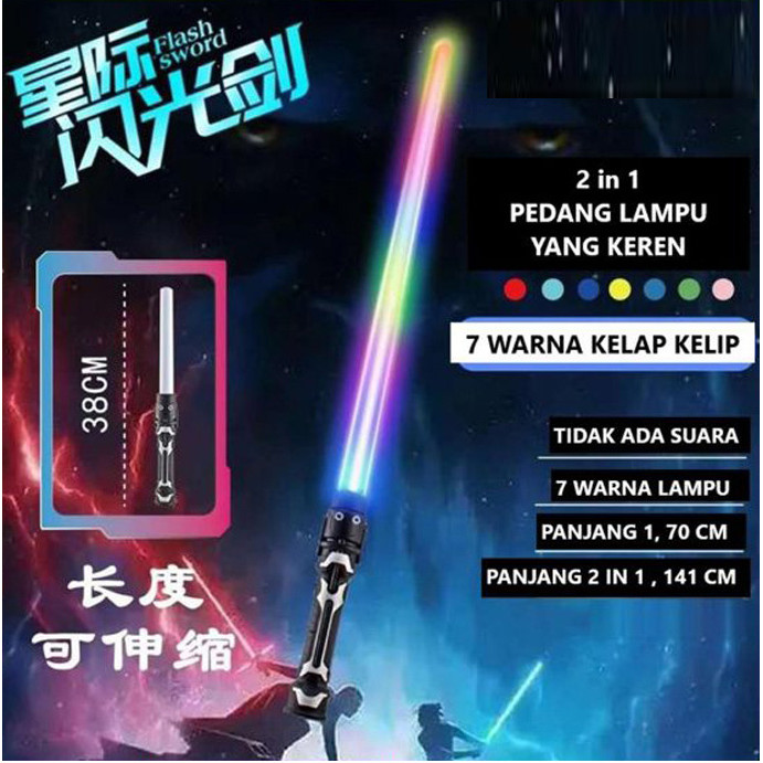 Pedang Starwars Cosplay Mainan Pedang Lampu Light Saber Cosplay  RM