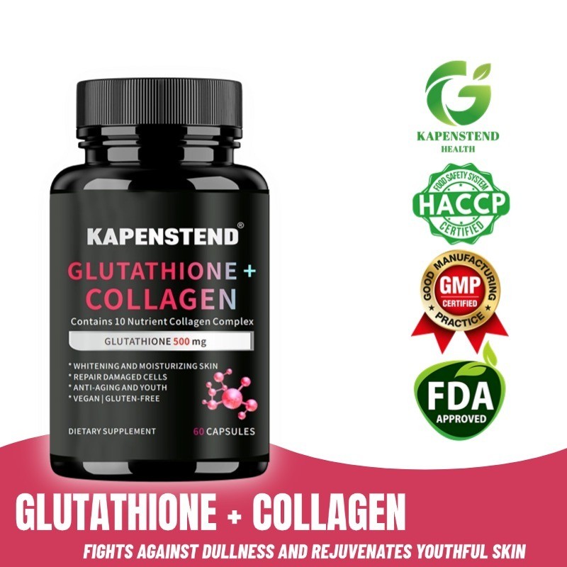 (De Luna) Glutathione kolagen anti penuaan kulit mencerahkan kulit memutihkan kolagen kapsul kecanti