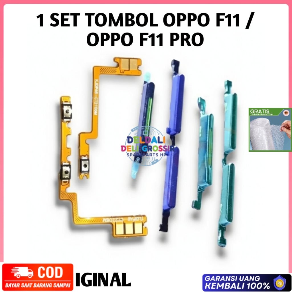 TOMBOL RUSAK GANTI tombol oppo F11 / F11pro fleksibel on off volume flexible power pengganti luar da
