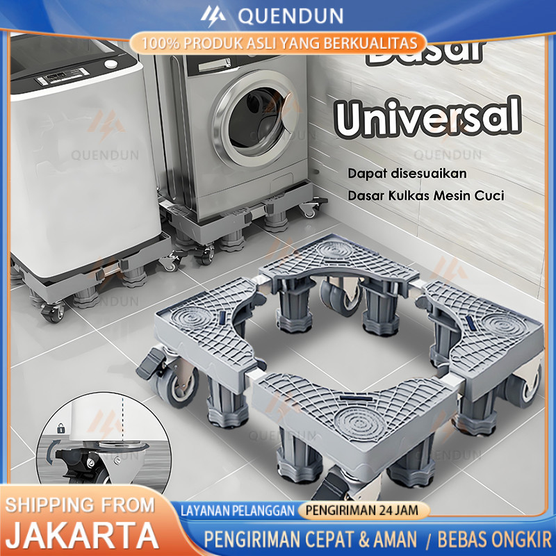 Alas Mesin Cuci Stainless Steel yang Dapat Disesuaikan / Alas Kulkas, Dudukan Mesin Cuci /kaki kulka