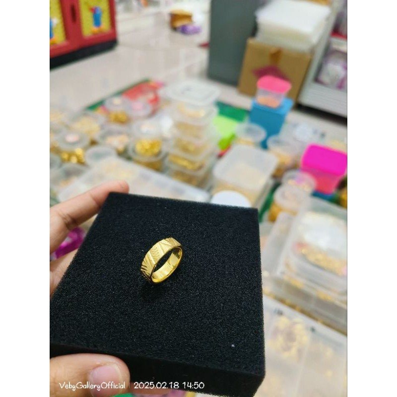 Cincin lapis emas wajik nanas kembang