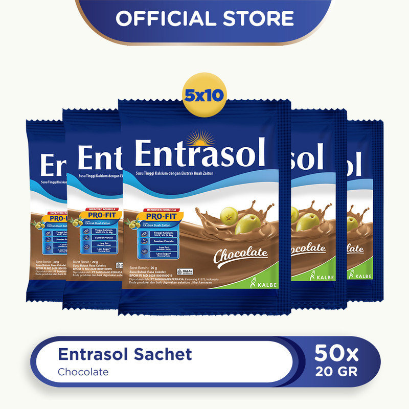 Bundle 5 Entrasol Sachet Chocolate (10x5)
