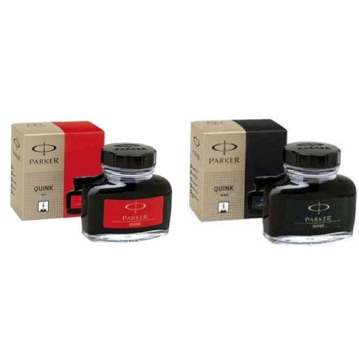PARKER QUINK REFILL FOR FOUNTAIN PEN TINTA ISI PULPEN KALIGRAFI - Hitam