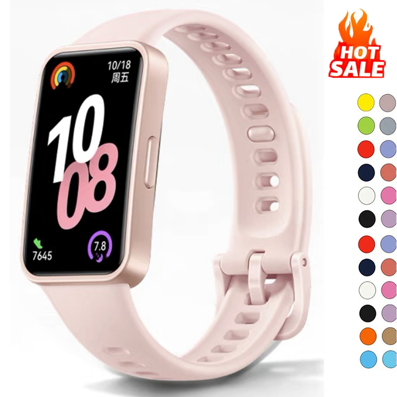 Strap For Huawei Band 8 9 10 Accessories Smart Watch Replacement watchband Silicone Original bracele