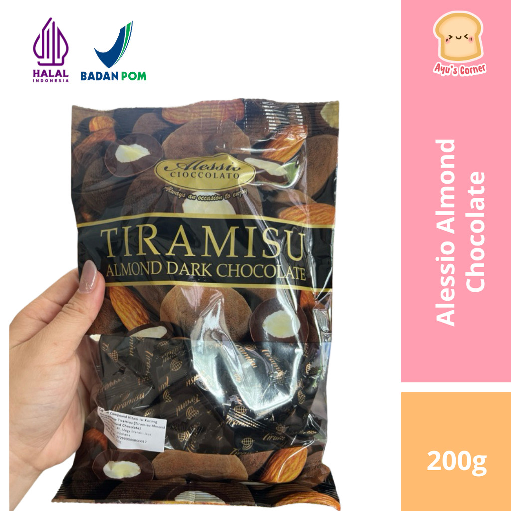Alessio Almond Chocolate 200g Alessio Tiramisu Almond Chocolate Coklat Almond Malaysia