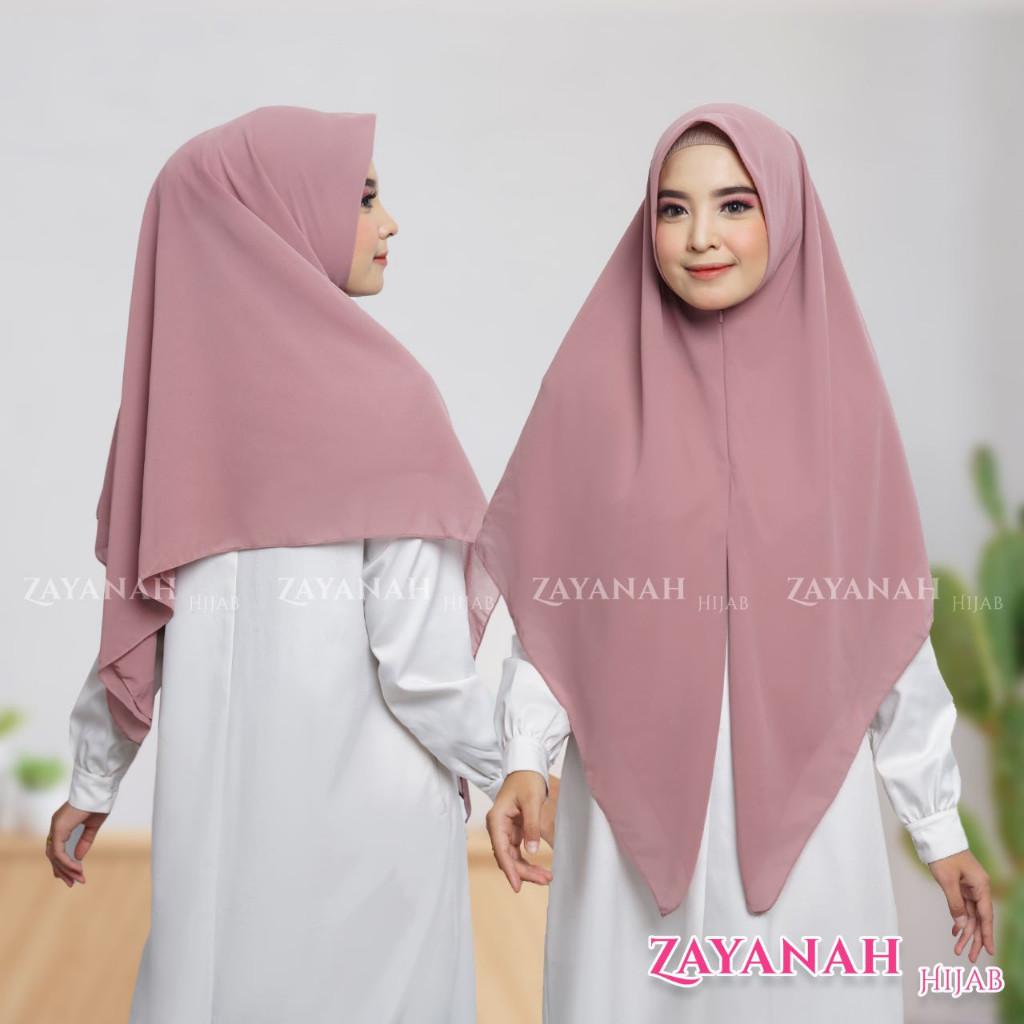 =NEW PROMO= Mall hijab instan segitiga zipper resleting  jumbo Kerudung Instan Zipper Segi Empat res