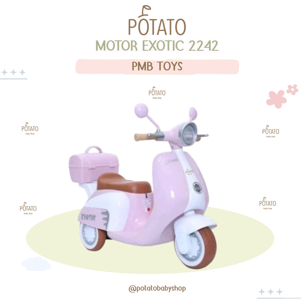 PMB TOYS Motor Exotic - Mainan Motor Aki Scoopy Exotic 2242