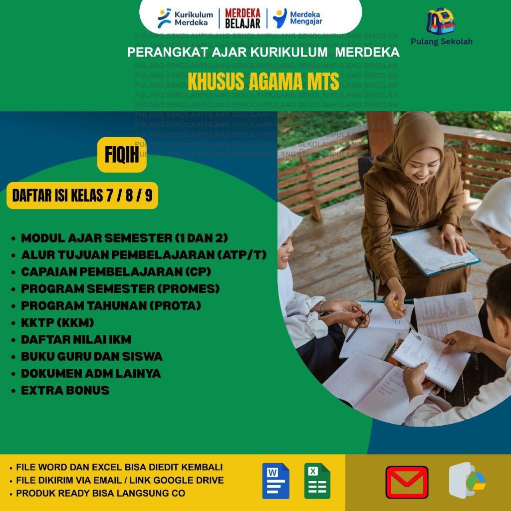 Full Materi [PAG_SMP] Kurmer Fiqih SMP/Mts Kelas 7-9 Terlengkap