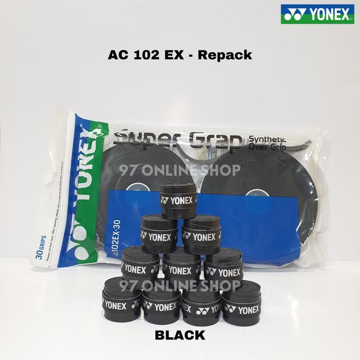 (Bagus Sport) Grip Karet Raket Badminton Yonex AC 102 EX / AC102EX - Super Grap Tape - 100% Original