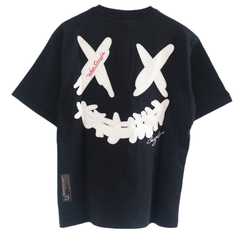 Ricky Is Clown Embro White Suede Black / Kaos Branded Original