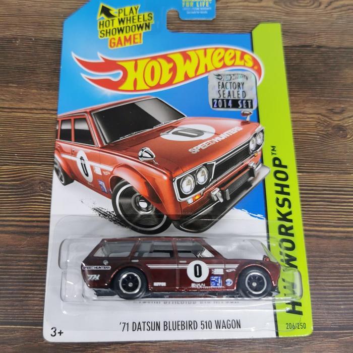 Hot Wheels 71 Datsun Bluebird 510 wagon super treasure Hunt THS FS a