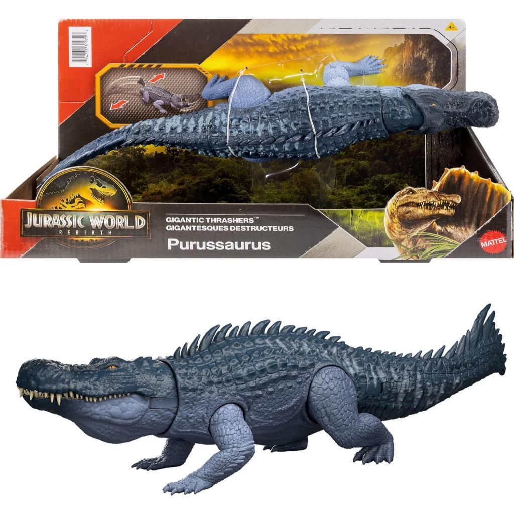 Mattel Jurassic World Purussaurus Figure 14.7"