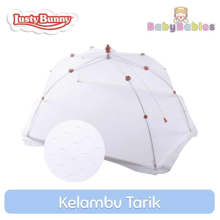 Kelambu Bayi Lusty Bunny Double Kawat | Kojong Bayi Anti Nyamuk Lipat Praktis | Perlindungan Nyamuk 