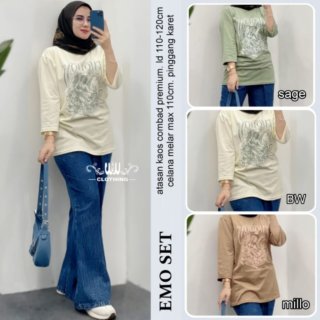 ada grup reseller tanyakan admin alya store EMO SET WW 25 alya store