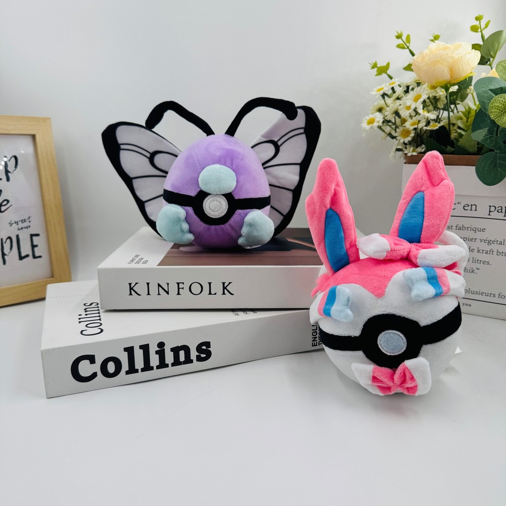 Pokemon Sylveon Poké Ball Plush Toys Pikachu Peluche Master Great Ultra Beast Ball Hot Animation Gam