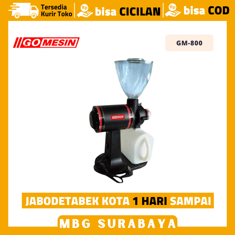 Mesin Giling Biji Kopi Listrik Gomesin Gm-800 Coffee Grinder Electric Original