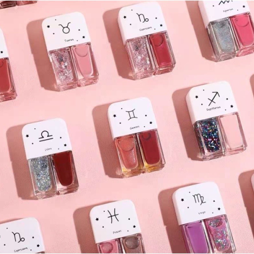 -DOMESTIKA-  30 WARNA KUTEK 2 in 1 FEALI HALAL KUTEKS 2 TONE KUTEK KOREA Gel NAIL POLISH