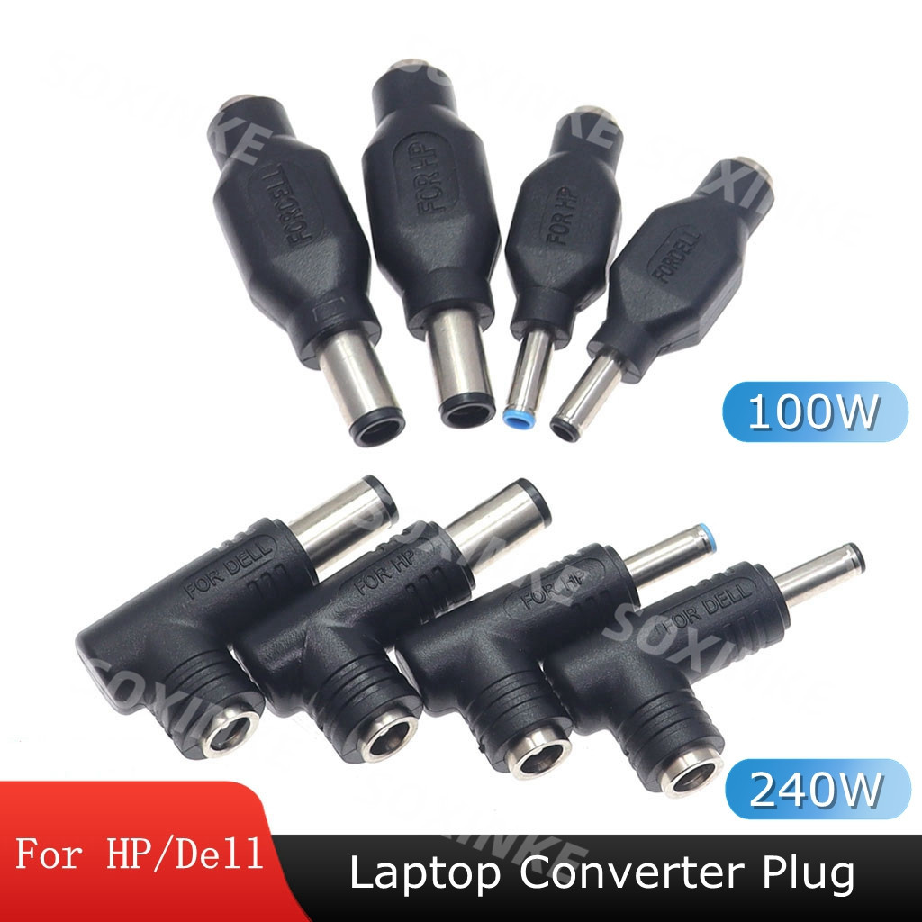 DC Male Plug 7.4x5.0/4.5x3.0mm to DC Female 5.5*2.1mm/5.5X2.5 Power Adapter arging Converter Plug Co
