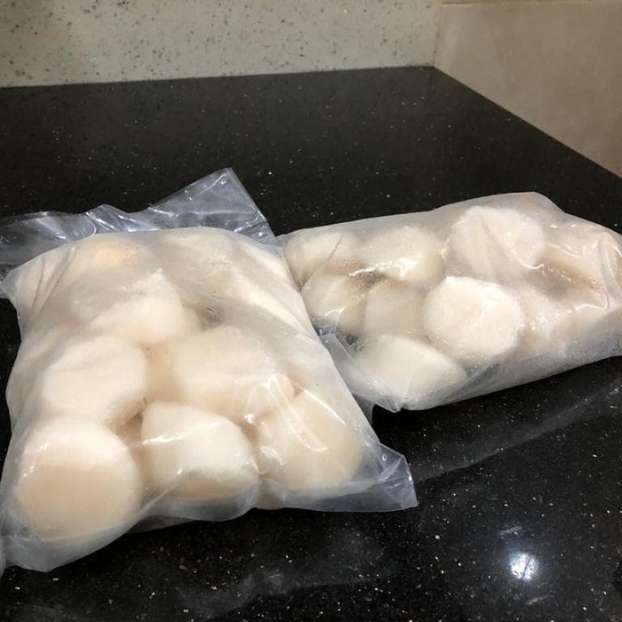 Paling dicari Scallop us kemasan 500 gram - kerang laut