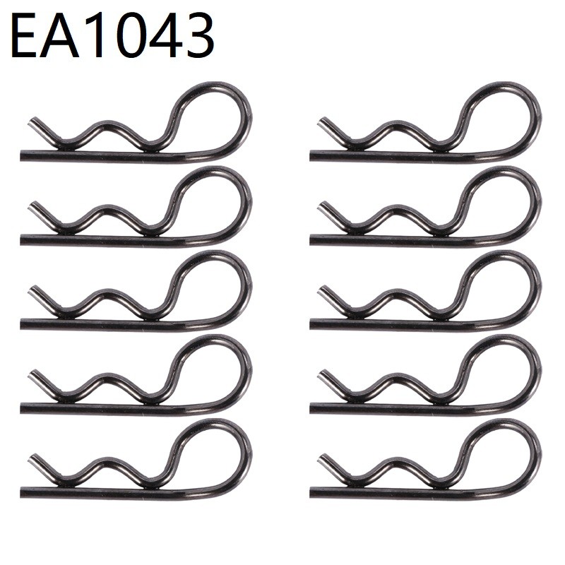 10Pcs Body Clip Retainer Shell Fixed Buckle Lock EA1043 for JLB Racing EETAH 11101 21101 J3 Speed 1/