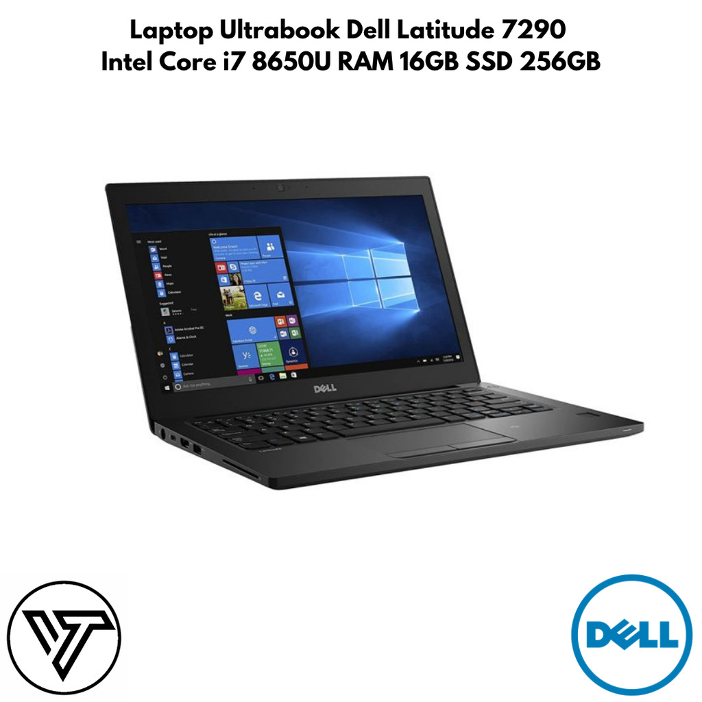 Laptop Ultrabook Dell Latitude 7290 Intel Core i7 8650U RAM 16GB SSD 256GB
