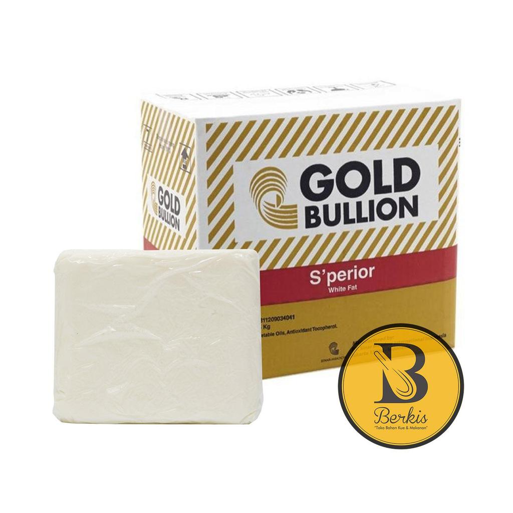 Gold Bullion Superior Margarin Putih 1 Kg [Repack] Mentega Putih