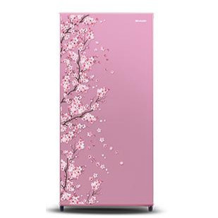 Sharp SJN162DSP Kulkas 1 Pintu 133L Tempered Glass Tray Low Wattage Kirei III Sakura Series One Door