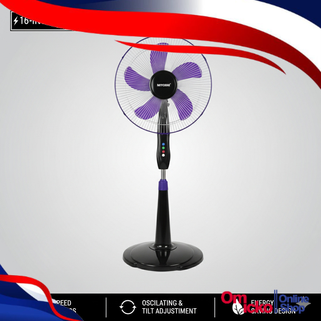 [PROMO] Kipas Angin Miyoshi Stand Fan 16 Inch 1603 Garansi Resmi
