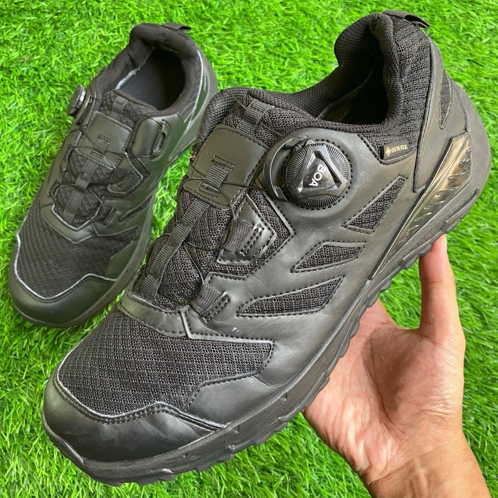 Sepatu Gunung K2 Boa System Full Black Mesh Outdoors shoes ukuran 43