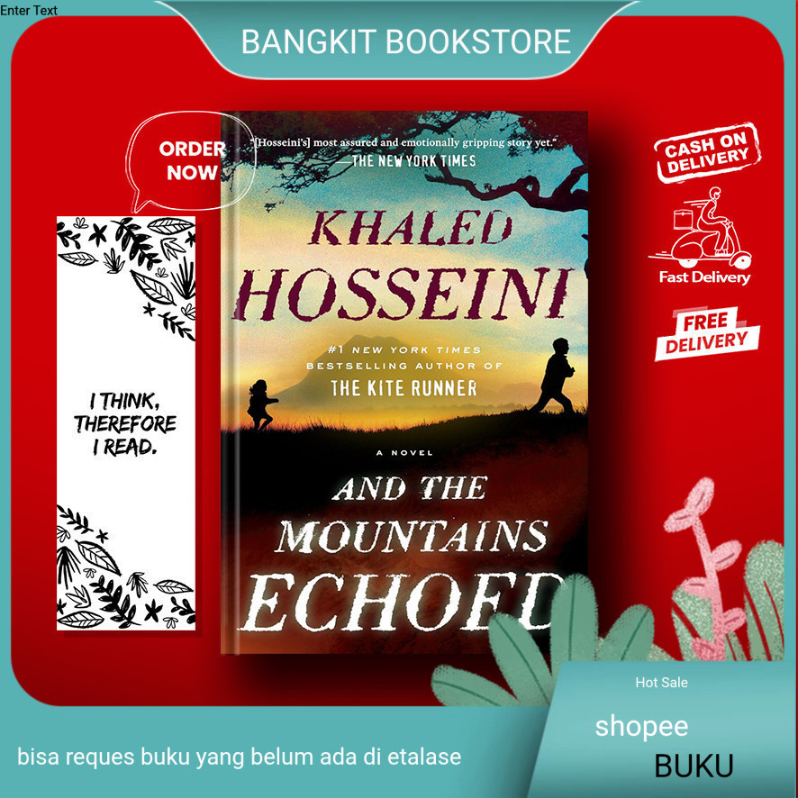 bukuAnd the Mountains Echoed by Khaled Hosseini (English)